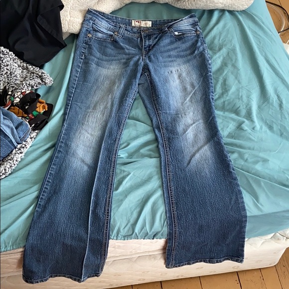 lei sophia bootcut jeans